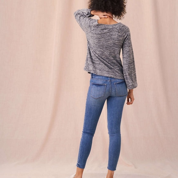 NWT Lou & Grey Marled Blouson Sweater Top - Picture 3 of 3